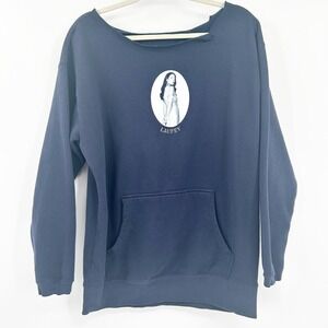 Laufey The Goddess Tour 2024 Exclusive Merch Cutoff Hoodie Sweatshirt‎ Size L